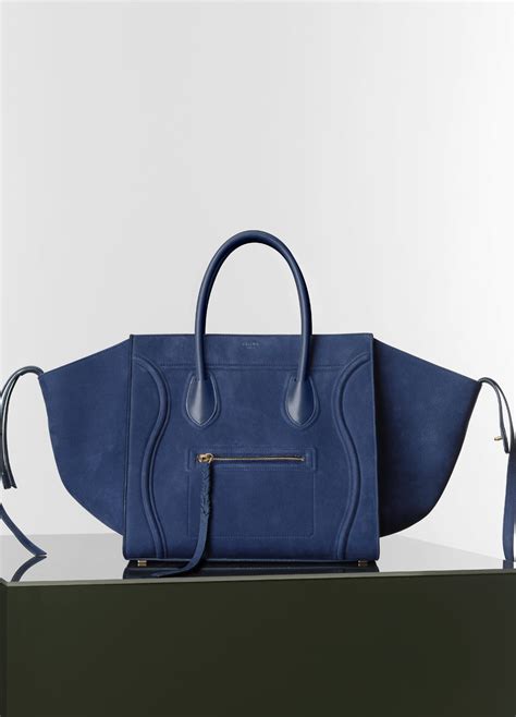 celine bag suede blue|WOMEN'S LUXURY BLUE HANDBAGS .